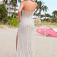 Nox Anabel F1569 Fully Beaded Strapless Design Gown