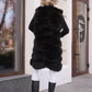 Genuine Polar Fox Fur Vest 90 cm by Alaska® Outerwear Company, shown from the front