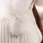 Genuine Arctic Fox Fur Genuine Leather Hat