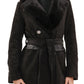 Genuine Mink Fur Eco Suede Jacket