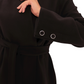 Opera Midi Cashmere Blend Overcoat in Black