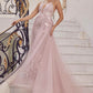 Nox Anabel F485 Lace and Beads Mermaid Gown Chiffon Overskirt