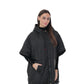 Black hooded vest by Alaska® Outerwear Company, front view