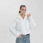 Lexi Cropped Jacket in White