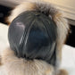 Genuine Silver Fox Fur Genuine Leather Hat