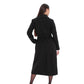 Justine Cashmere Blend Overcoat in Black, 100cm