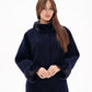 Genuine Mink Fur Virgin Wool Coat