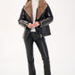Genuine Mink Fur Down Fill Jacket