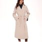 Mia Premium 85% Wool Cashmere Coat in Sea Salt