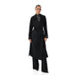 Cambridge Comfort Wraparound Wool Cashmere Coat in Black