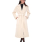 Premium 100% Australian Merino Wool Coat in Marshmallow