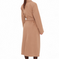 Justine Cashmere Blend Overcoat in Camel, 100cm