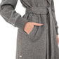 Carolina Genuine Polar Fox Wool Coat
