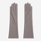 Leonora (grey) - Italian cashmere lined 6-button length leather gloves