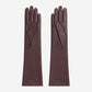 Leonora (dark brown) - Italian "8 button length" cashmere lined leather gloves