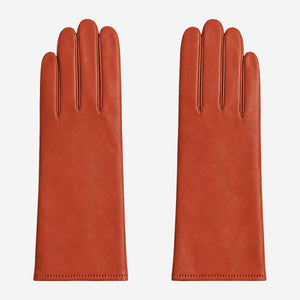 FC04 (cognac) - Women's Italian cashmere lined leather gloves