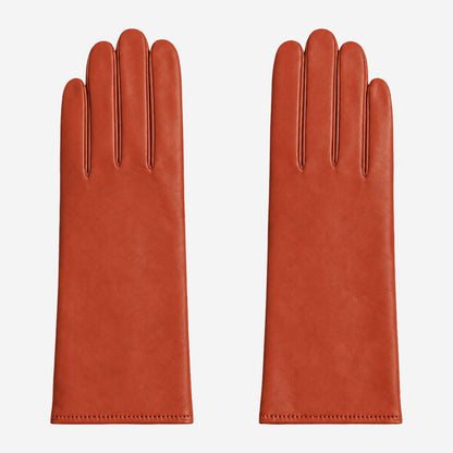 FC04 (cognac) - Women's Italian cashmere lined leather gloves