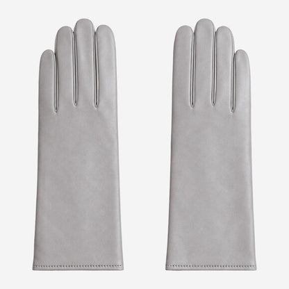 FC04 (grey) - Women's Italian cashmere lined leather gloves
