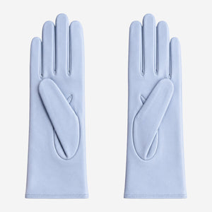 FC04 (sky) - Women's Italian cashmere lined leather gloves