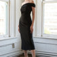 A BEAUTIFUL DAY PINSTRIPE MINI DRESS