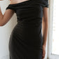 A BEAUTIFUL DAY PINSTRIPE MINI DRESS