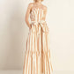 SWEET REMINISCENCE WOVEN MAXI DRESS