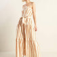 SWEET REMINISCENCE WOVEN MAXI DRESS