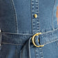 PRETTIEST BEHAVIOR DENIM MIDI DRESS