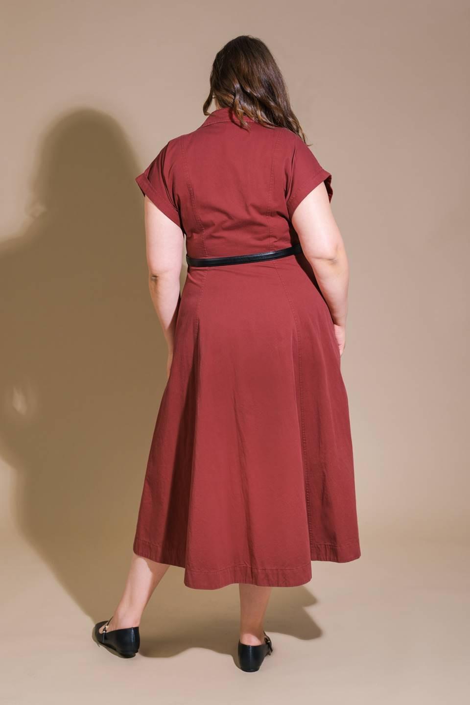 Flying Tomato Perfect Balance Woven Midi Dress in berry color with a relaxed fit and stylish woven fabric.