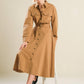 CHARMING DECISION WOVEN MIDI DRESS