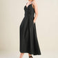 YOU ARE MY SUNSHINE DENIM MIDI DRESS
