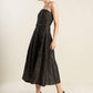 THE TRUTH IS WOVEN LACE MIDI DRESS