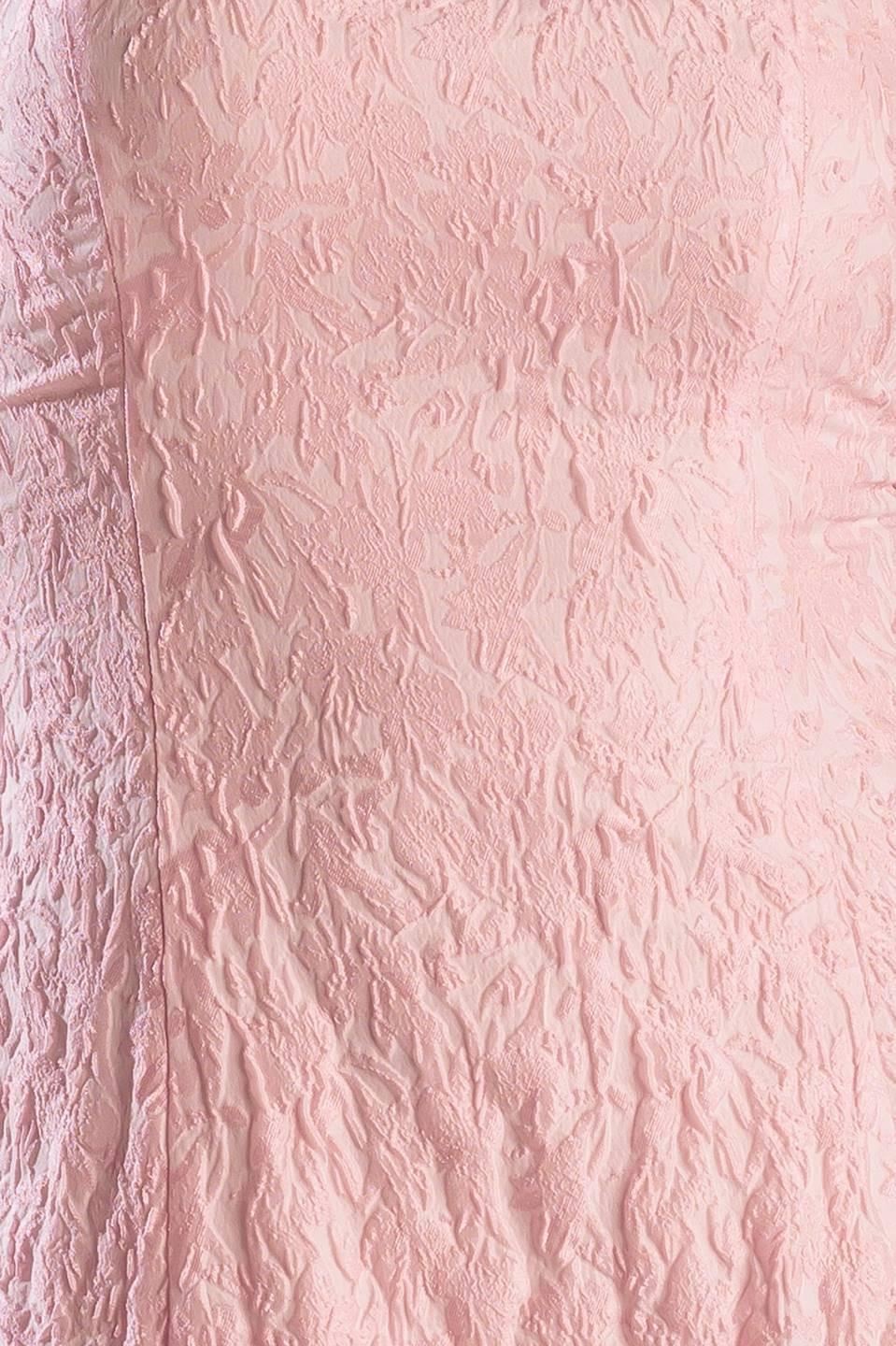 Light pink woven midi dress from Flying Tomato's Roll With It collection, featuring a stylish and comfortable design.