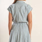 CHAMPAGNE TOAST WOVEN MINI DRESS