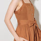 SOAK IN THE SUNSET WOVEN MIDI DRESS