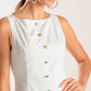 White woven mini dress from Flying Tomato's No Comparison collection, featuring a stylish and lightweight design.