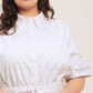 ELEGANT ENCOUNTER WOVEN MIDI DRESS