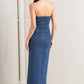 RAW ECHO DENIM MIDI DRESS