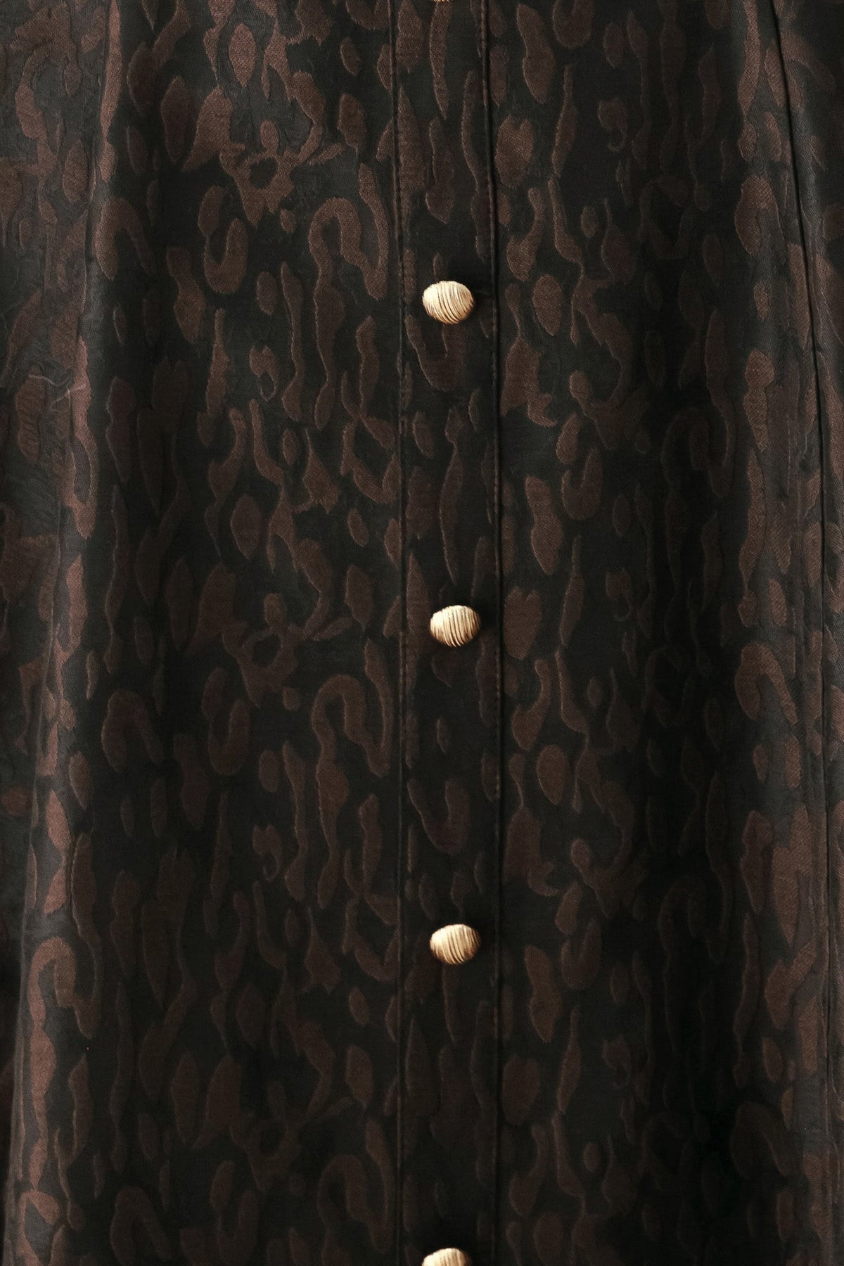 Chocolate sweetheart midi dress with button details from Flying Tomato, featuring a fitted bodice and flowing skirt.