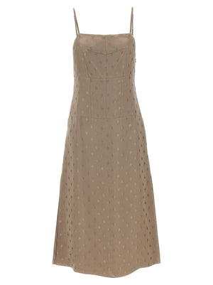 Fendi Women Satin Midi Dress