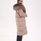 Rei Silver Fox Fully Lined Hood Down Coat in Blush