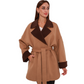 Sandro Cashmere Blend Overcoat in Camel