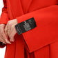 Chester Premium  Wool Cashmere Coat in Sicily Red