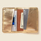 Compact Bifold with RFID Protection - Gold
