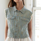BLESSED LIFT DENIM VEST