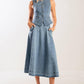 AT FIRST GLANCE DENIM VEST