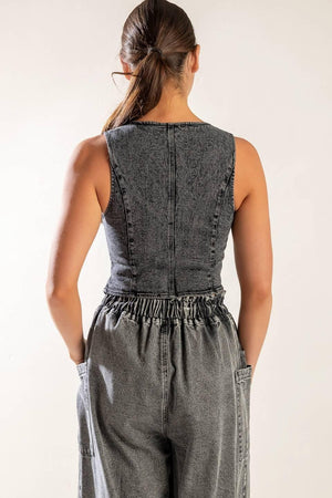 EXPLORING THE CITY DENIM VEST