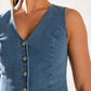ISLAND DAYDREAMS DENIM VEST