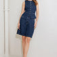 COFFEE PETAL DENIM VEST