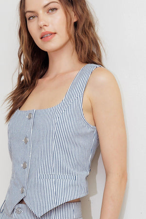 COASTAL CHIC WOVEN VEST